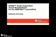 用于MSP430 LaunchPad的C5000音频电容式触摸BoosterPack软件概述