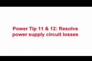 电源设计小贴士11和12:解决电源电路损耗问题