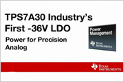 TPS7A30 industrial first 36-V LDO