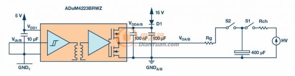 现代IGBT/MOSFET栅极驱动器提供隔离功能的最大功率限制