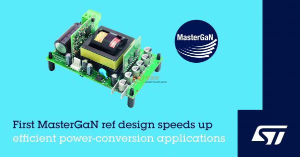 ST新闻稿2021年5月18日——意法半导体发布MasterGaN参考设计并演示250W无散热器谐振变换器