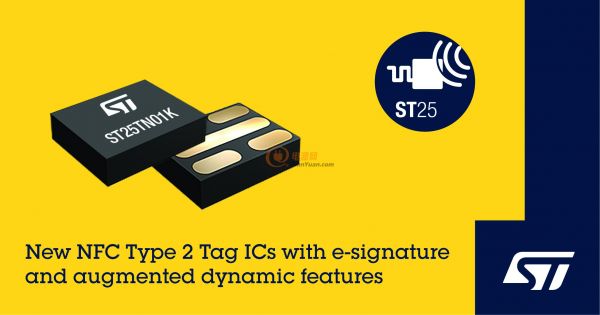 ST新闻稿2021年11月23日——意法半导体推出NFC Type 2 标签 IC：增强了隐私保护及NDEF的新一代产品更具性价比