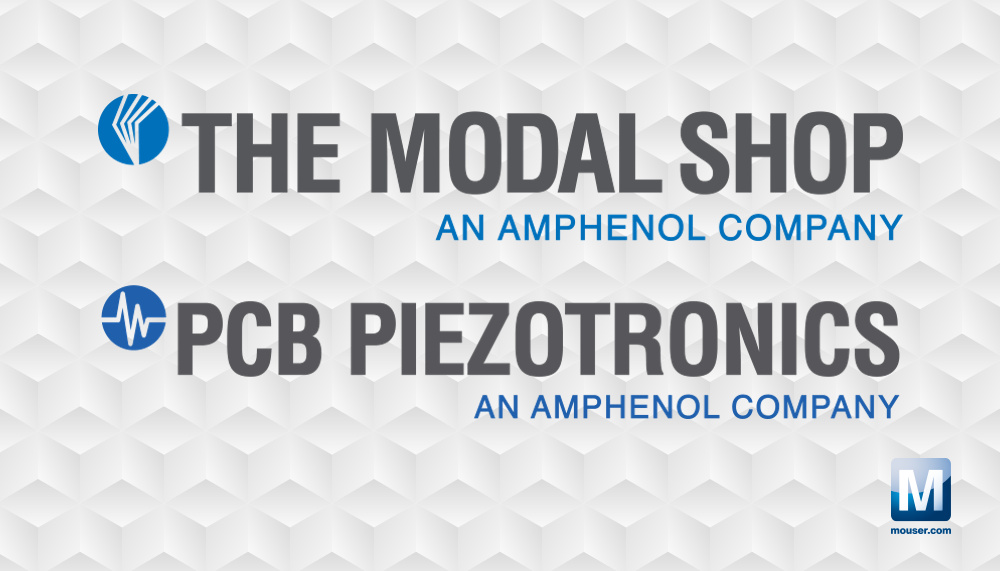 贸泽与Amphenol PCB Piezotronics和The Modal Shop签订分销协议 为您带来更丰富的Amphenol传感器分销阵容